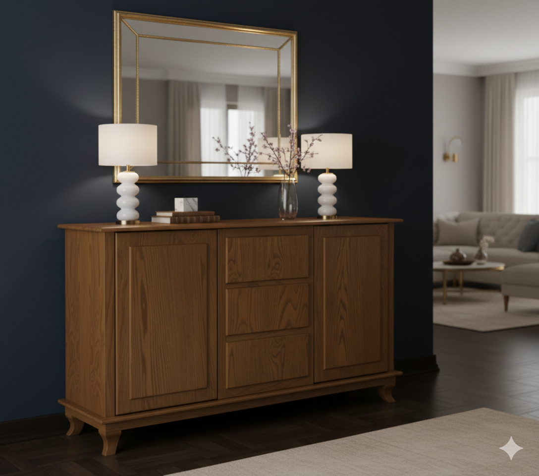 کنسول چوب بلوط