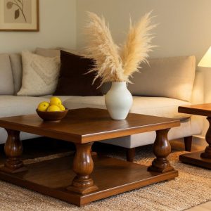 جلو مبلی چوب بلوط