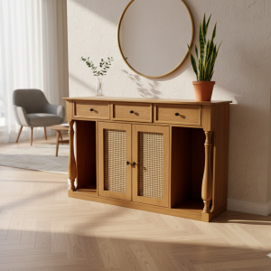 کنسول چوب بلوط